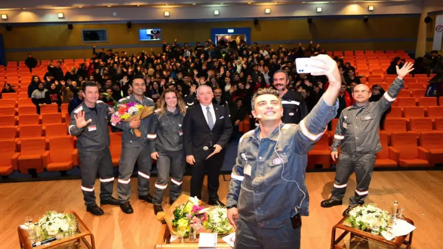 Erdemir'li mühendisler geleceğin mühendisleriyle buluştu