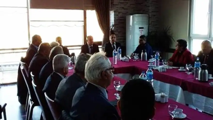 Kaymakam Çorumluoğlu başkanlığın da toplandılar