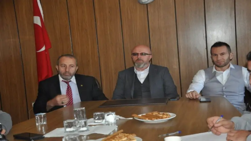 Ereğli Belediyespor yönetimi, basın toplantısı düzenledi

