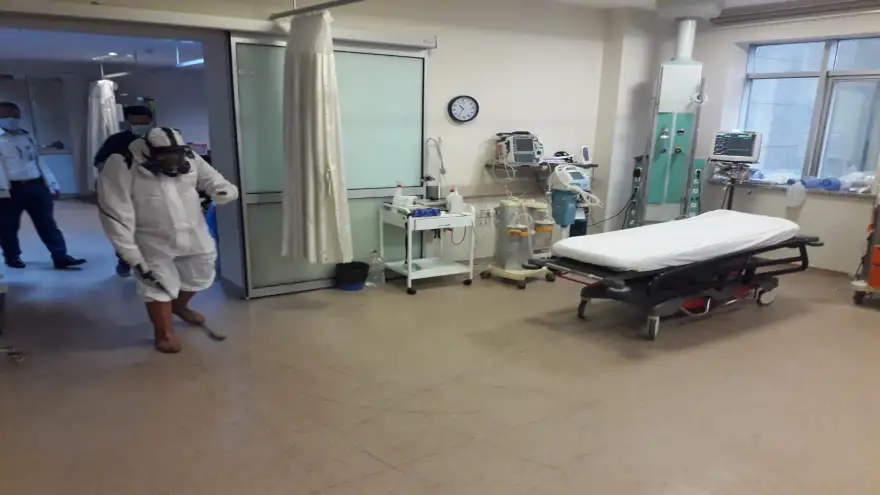 Ereğli'de, dezenfekte çalışmaları devam ediyor