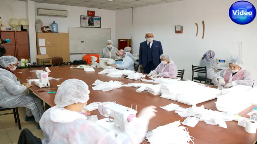 Kdz. Ereğli Belediyesi maske üretiyor