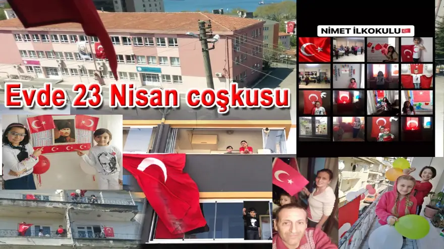 Evde 23 Nisan Çoşkusu