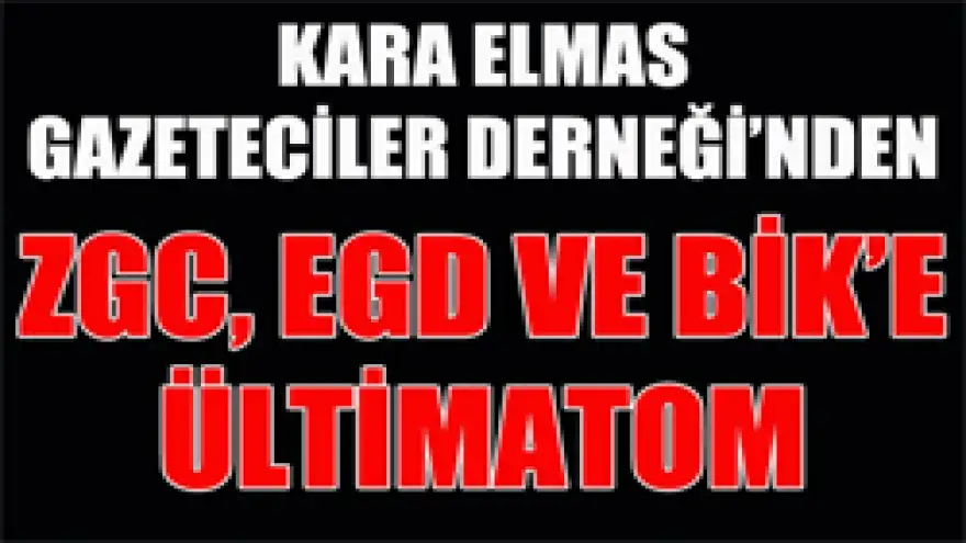 ZGC, EGD VE BİK'E YÜKLENDİ