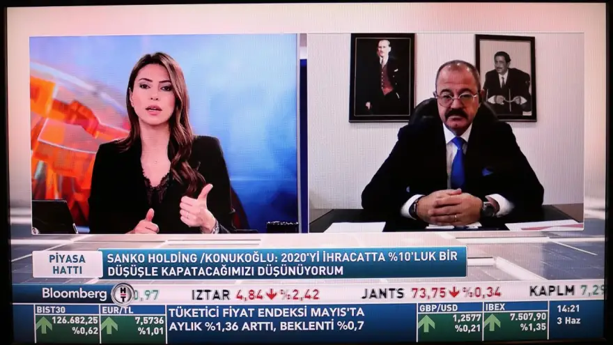 Konukoğlu, Bloomberght tv piyasa hattı programına katıldı