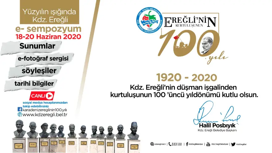 Kdz. Ereğli 100. Yıl e-Sempozyum Programı