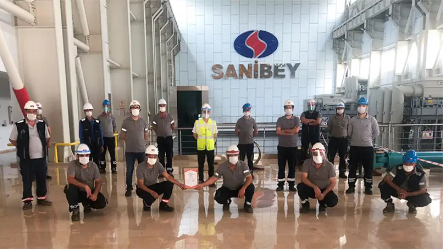 TSE Covıd-19 güvenli üretim belgesi ilk Sanko Enerjiye verildi