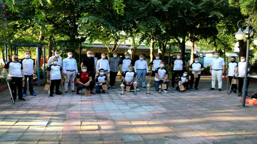 Türkiye şampiyonu paravolley takımına ödül