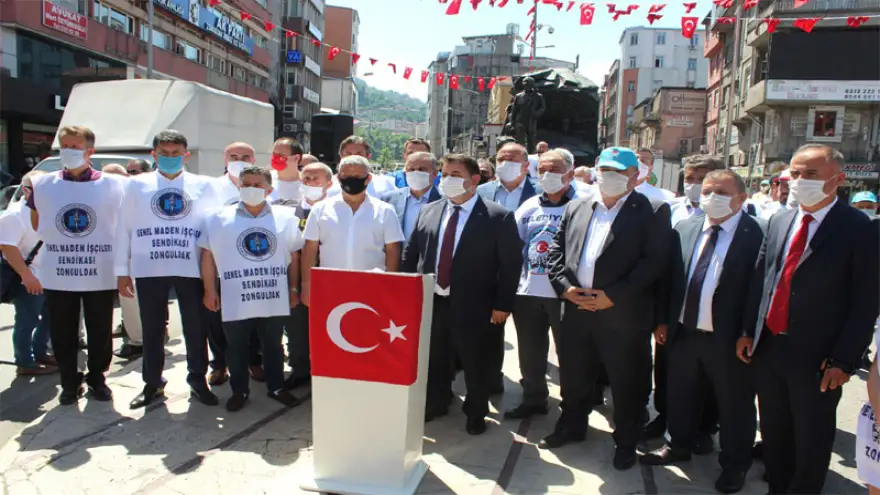 Emeğin Başkenti Zonguldak'tan kıdem tazminatı uyarısı