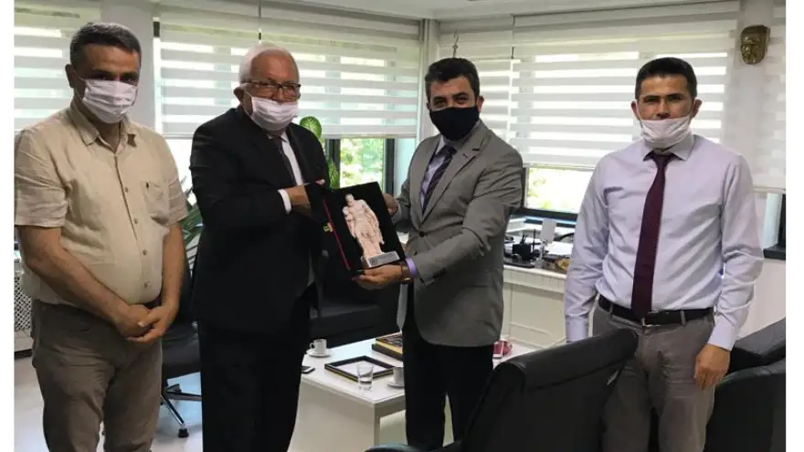 Posbıyık, Vergi Dairesi Başkanı’nı ziyaret etti