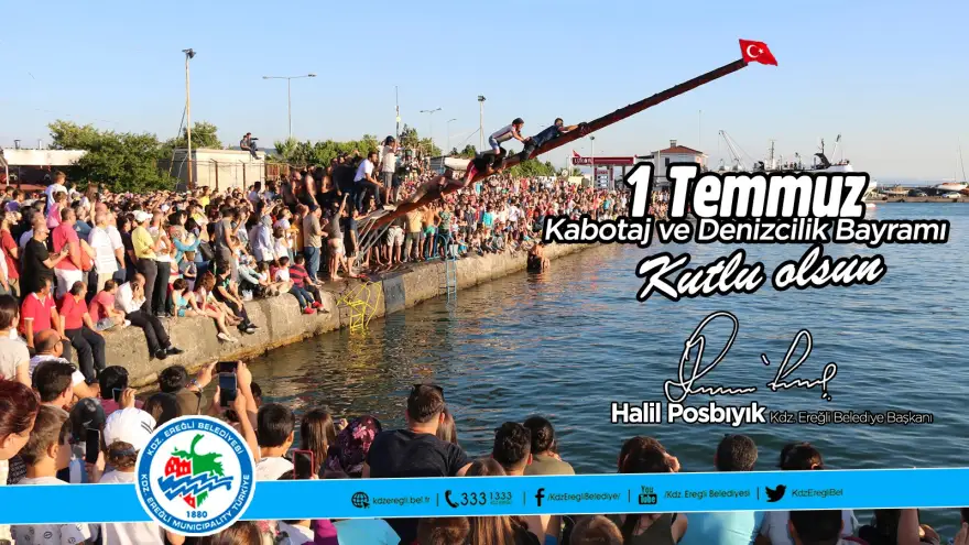 Posbıyık, Denizcilik ve Kabotaj Bayramını kutladı
