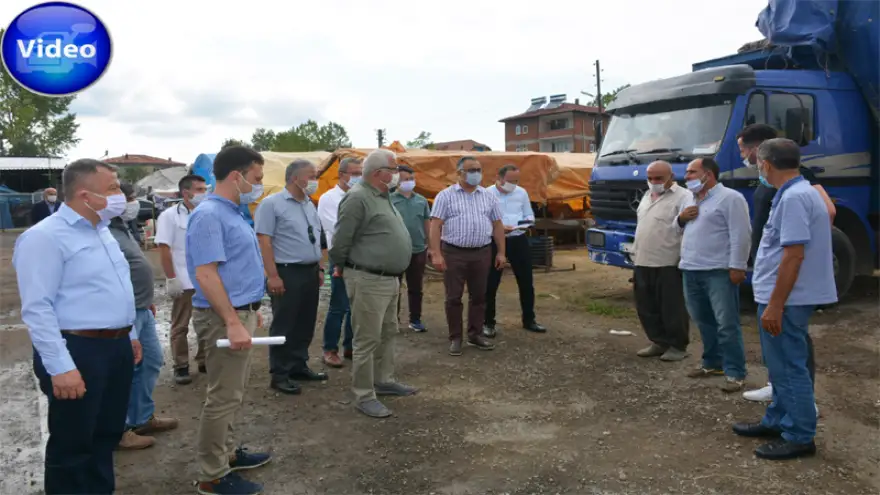 Kurban pazarı pandemi koşullarına göre hazırlandı