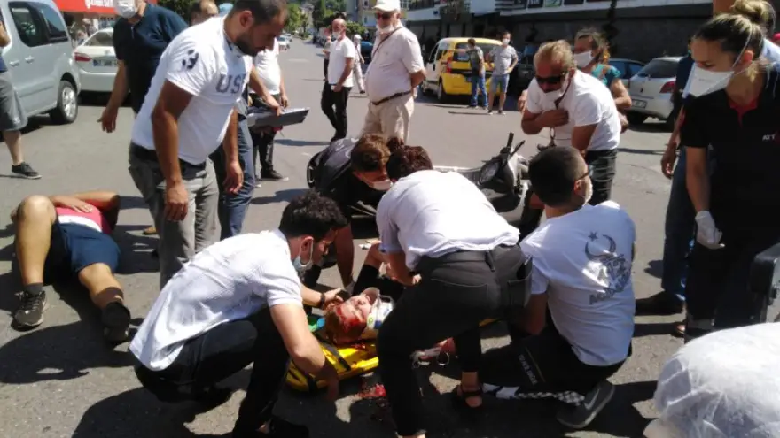 Kdz.Ereğli'de trafik kazasında 2 kişi yaralandı