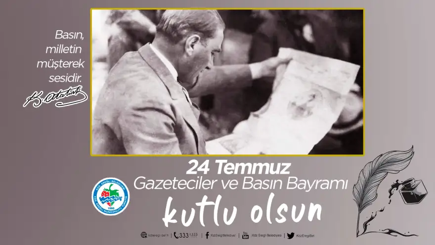 Gazeteciler ve Basın Bayramı Kutlu Olsun