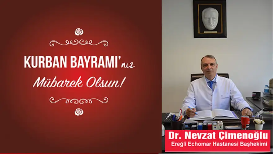 Çimenoğlu, Kurban Bayramınızı kutlar. Sağlık ve huzur dolu günler diler