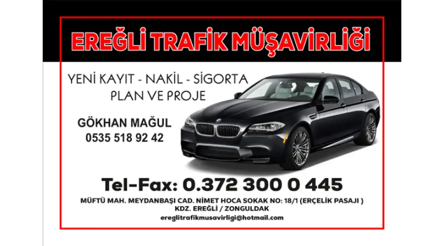 Ereğli Trafik Müşavirliği Kurban Bayramınızı Kutlar. Bayramın sağlık ve huzur getirmesini diler