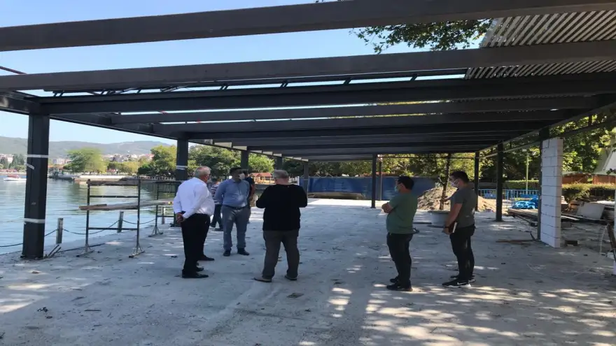 Başkan Posbıyık, "Halk Kafe" Çalışmalarını denetledi