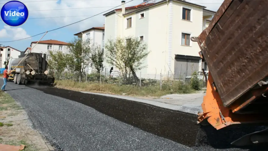 Ören’in yolları asfaltlandı