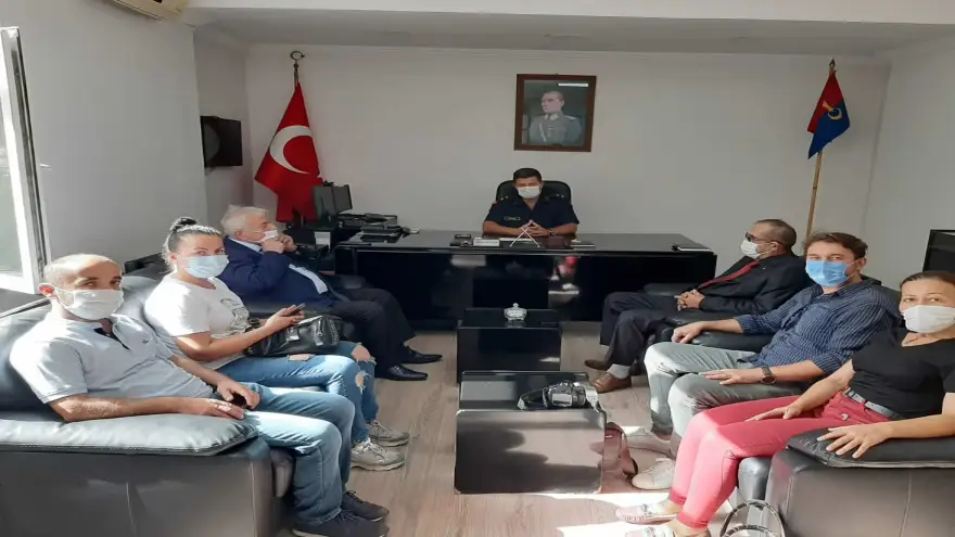 Jandarma Komutanı, EGD Yönetimini ağırladı