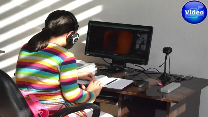 Posbıyık, uzaktan eğitim sınıfını ziyaret etti