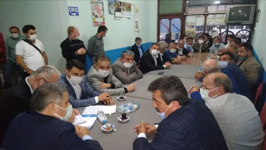 Bozkurt, Kaptaş bölgesi muhtarlarının sorunlarını dinledi

