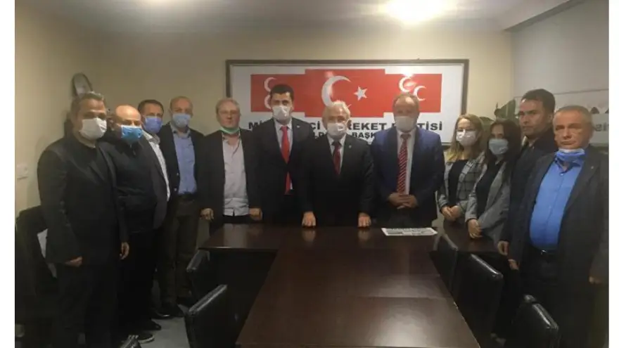 Bağcı'dan MHP İl Yönetimine ziyaret