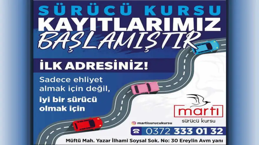 Martı Sürücü Kursu'nda kayıtlar başladı