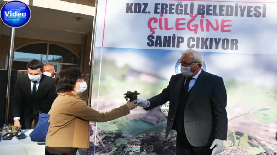 Posbıyık: "Çilek bizim simgemiz"