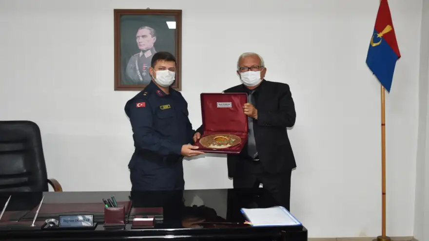 Posbıyık’tan Jandarma Komutanı Dündar’a ziyaret