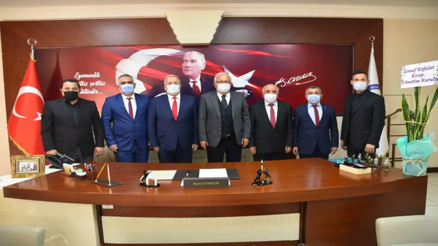 Esnaf Kefalet Yönetiminden Başkan Posbıyık’a Ziyaret