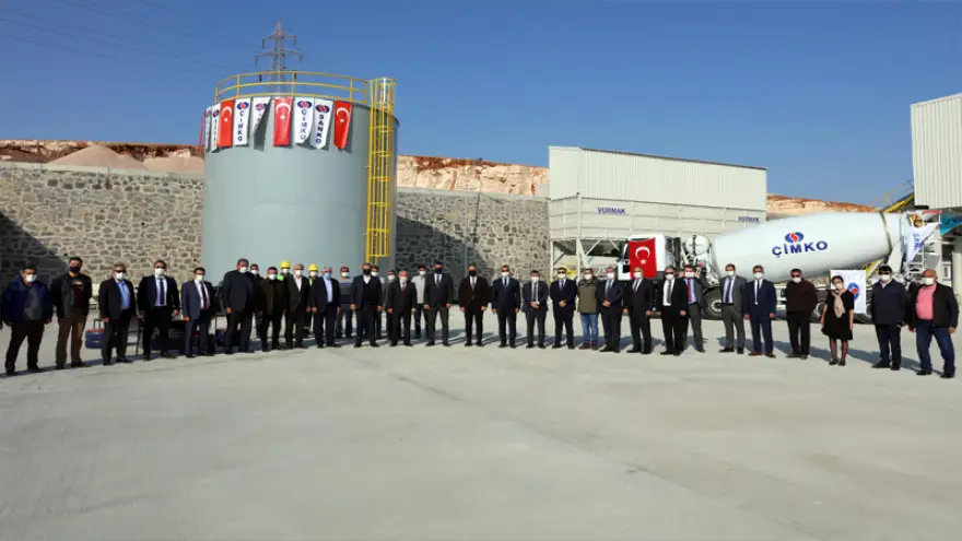 Çimko’nun 25’inci hazır beton tesisi üretime başladı