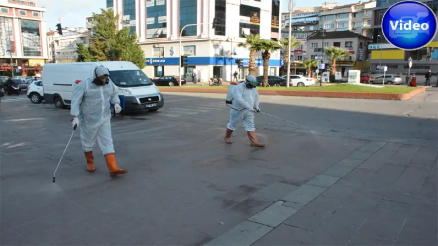 Kdz. Ereğli’de ortak kullanım alanları ilaçlanıyor