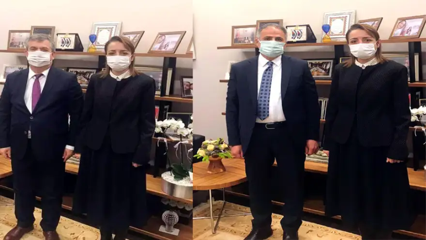 Oruç’a nezaket ziyareti