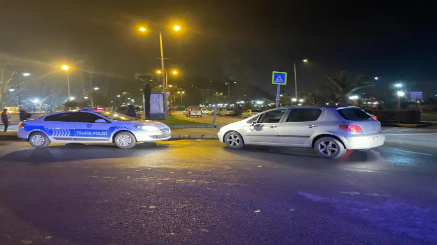 Geçiyorduk çarptı...