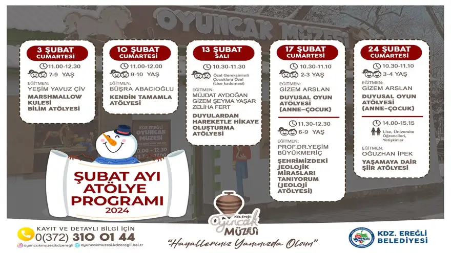 Oyuncak Müzesi Şubat Ayı Programı