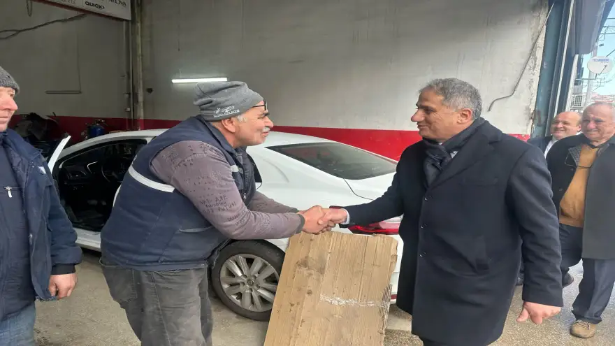 Bozkurt, Kışla Sanayi esnafını ziyaret etti...