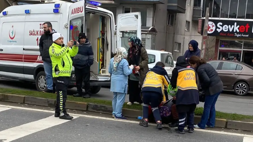 Trafik kazasında, anne ile çocukları yaralandı...