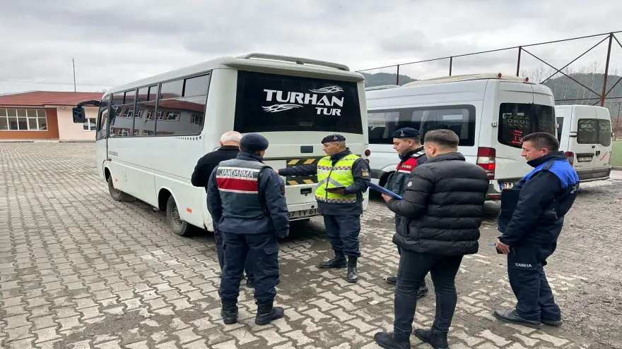 Okul servisleri denetlendi