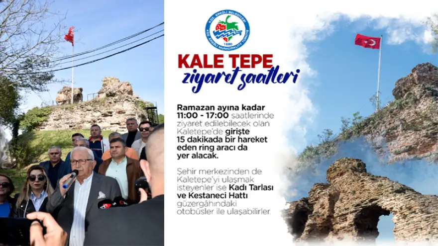 Kaletepe halkın ziyaretine açıldı!  Ziyaret saatleri belli oldu