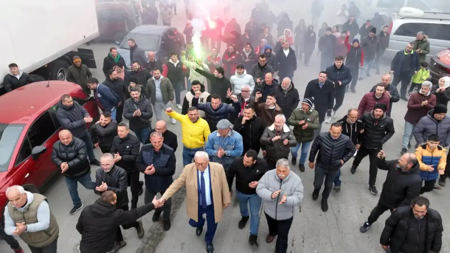 Başkan Posbıyık’a, Bozhanede Sevgi Seli