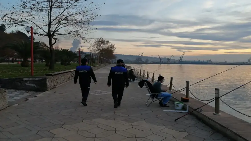 Amatör balıkçılara 3 metre mesafe denetimi