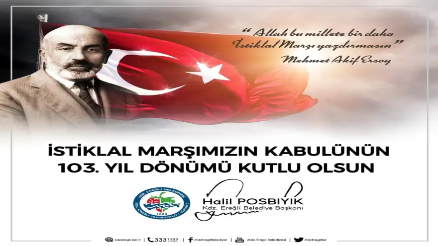 Mehmet Akif Ersoy’u saygı, minnet ve rahmetle anıyorum.