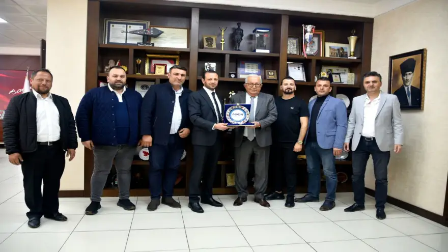 ASKON Şube Başkanı Erdoğan, Posbıyık’ı makamında ziyaret etti...