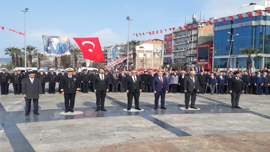 Çanakkale Zaferi'nin 109. yıl dönümü dolayısı ile tören düzenlendi...
