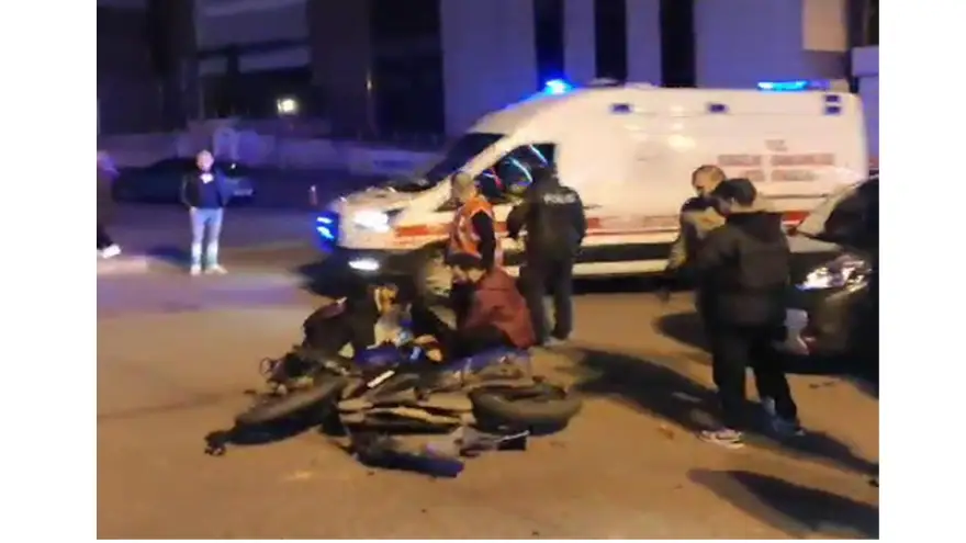 Ereğli'de iki ayrı noktada Motosiklet kazası: 2 Yaralı