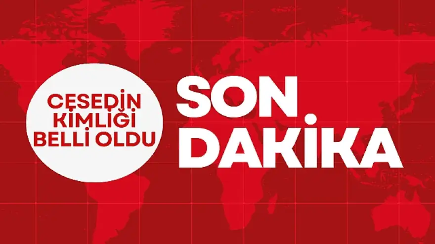 Cesedin kimliği belli oldu...
