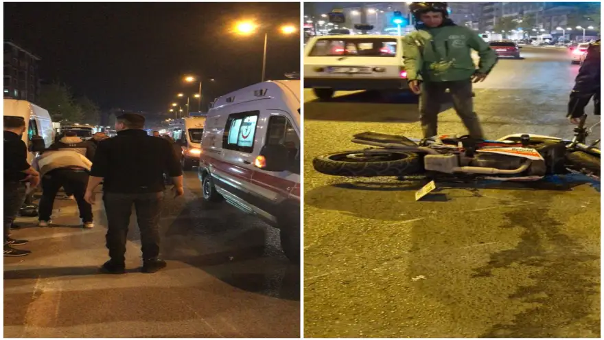 Motosiklet Kazası: 2 Yaralı