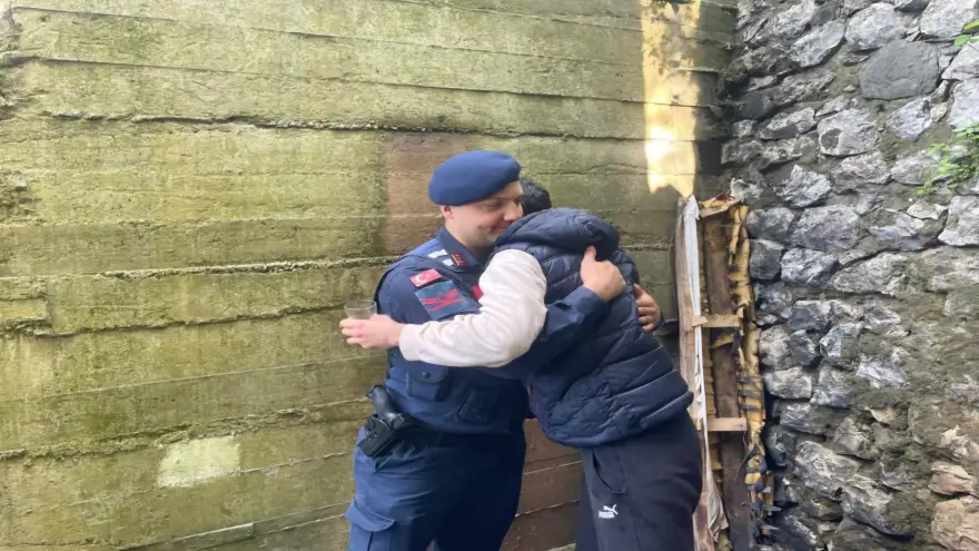 Ormanlık alanın içinde bulundu...