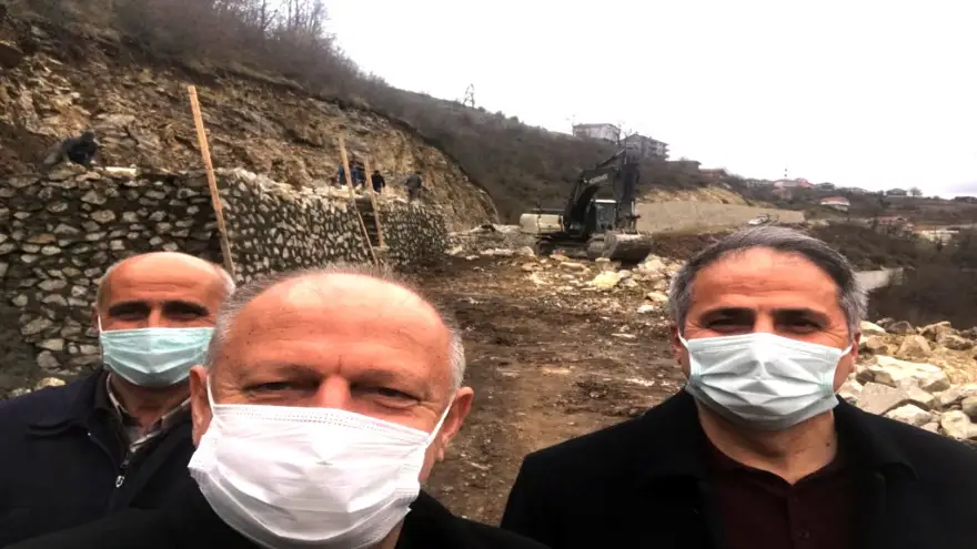 Ereğli - Devrek yolunda inceleme yaptılar...