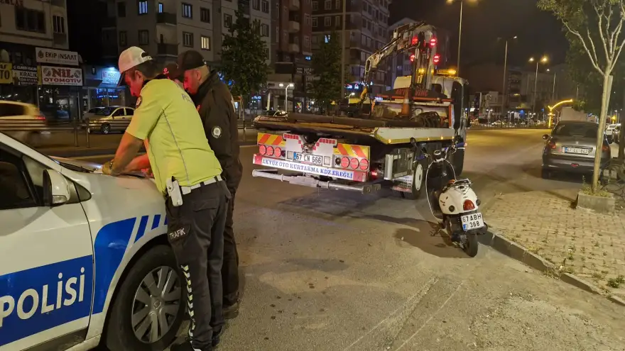 5 metre yerde sürüklendi…