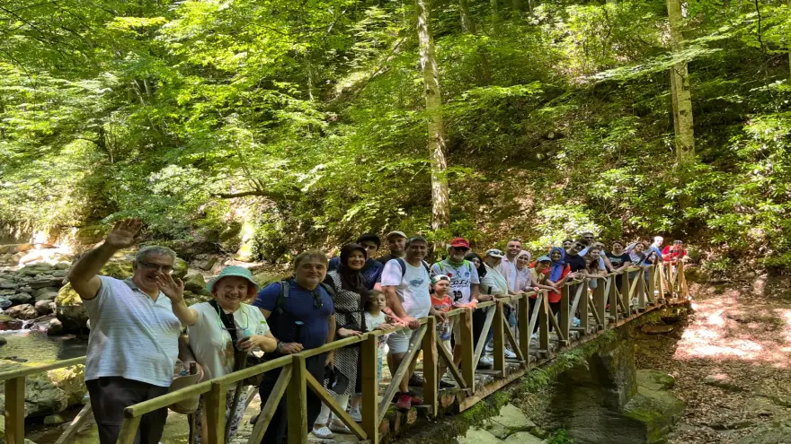 Jeolojik Miras Farkındalık Rotası'nın İlki Kayalıdere Şelaleleri'ne Gerçekleştirildi